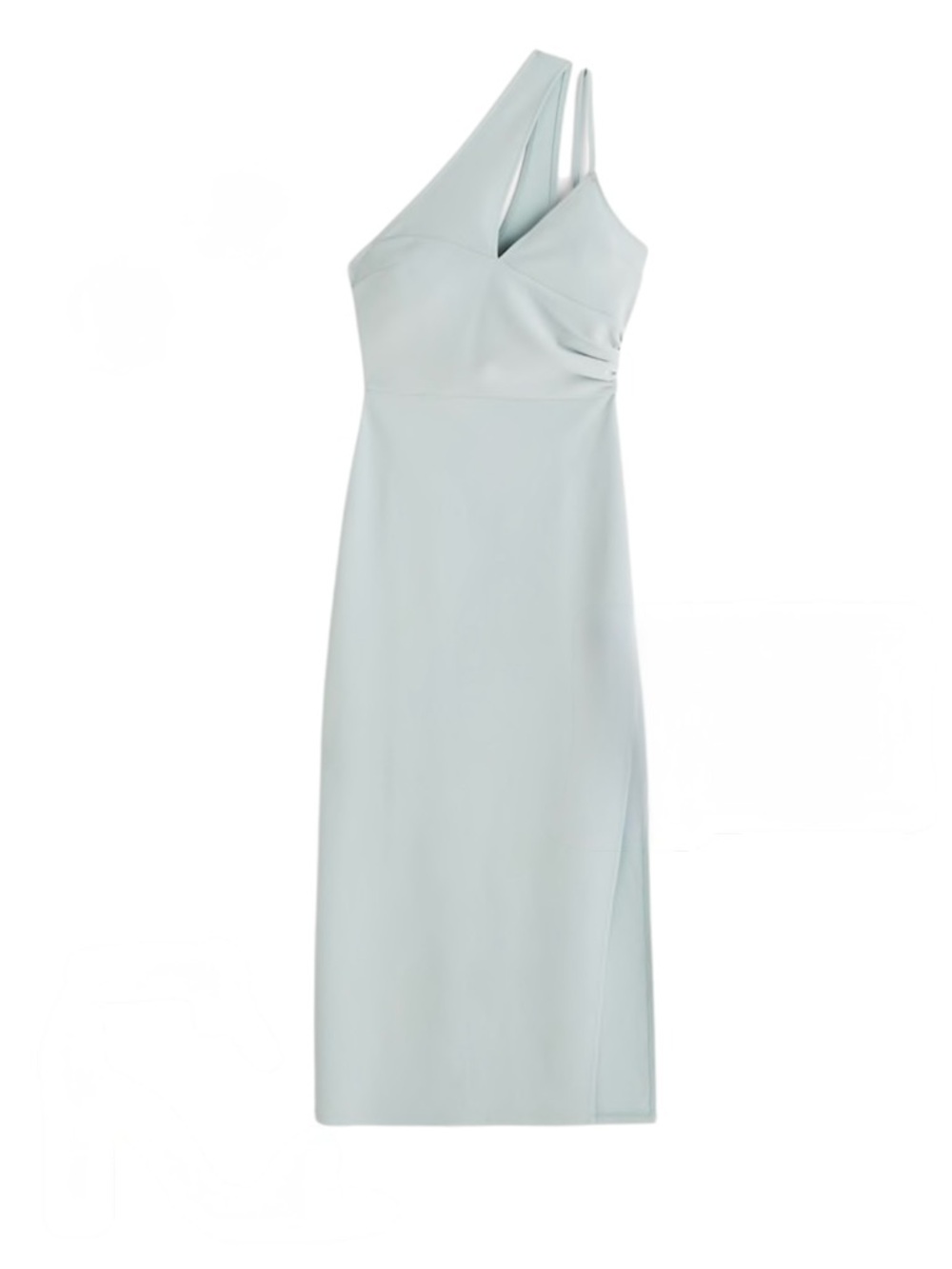NWT Abercrombie and Fitch Asymmetrical Ruched Maxi Dress